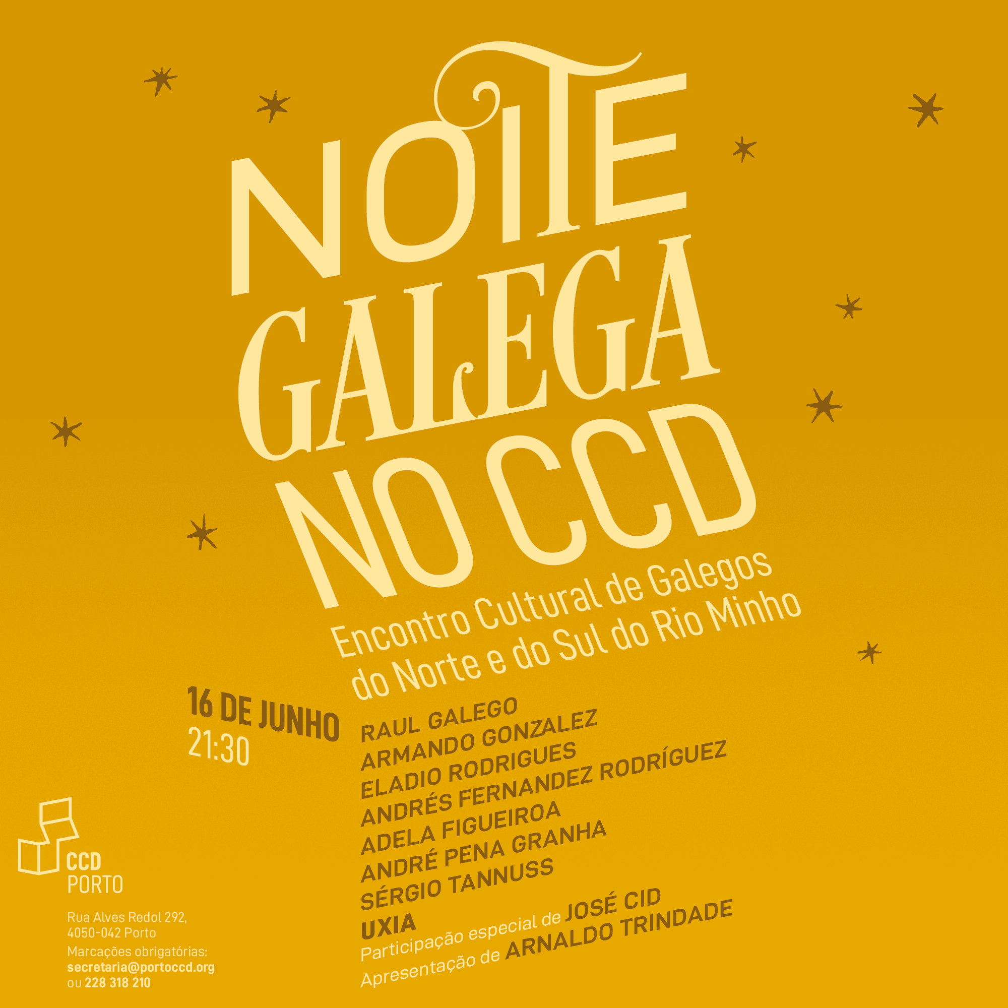 Leia mais sobre Noite Galega no CCD