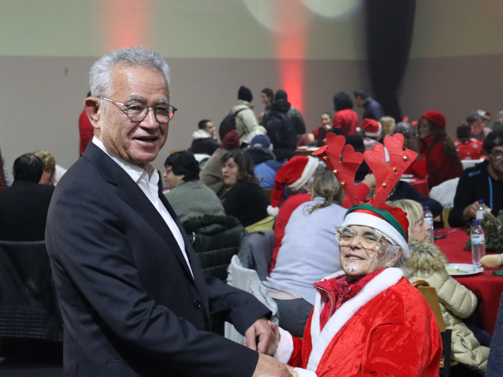 Jantar solidário de Natal